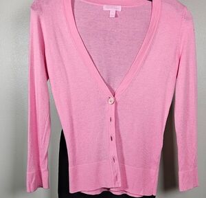 Lilly Pulitzer Lightweight Soft Cardigan XS Pink